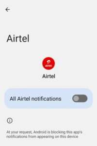 Turn Off Unnecessary Notifications for save data usages