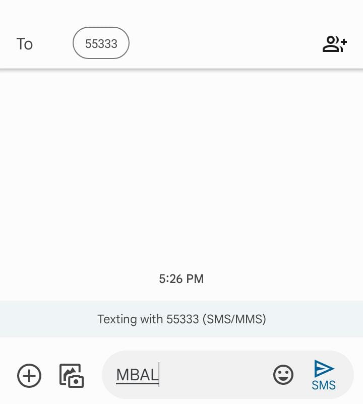 Check Jio Balance through SMS