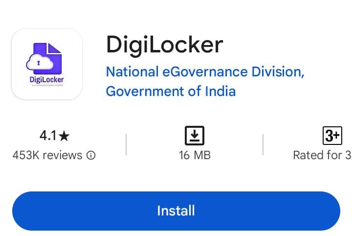 Digilocker app