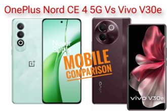 OnePlus Nord CE 4 5G vs Vivo V30e